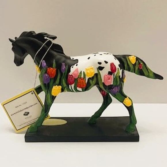 Vintage Trail of Painted Ponies, "Tip Toe Through the Tulips" #14,708/20,000 NWT - Picture 3 of 6